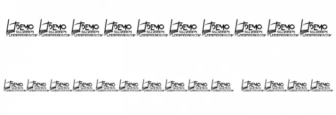 The FrontMan 2 demo Font OTHER CHARS