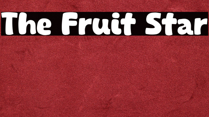 The Fruit Star Example 2