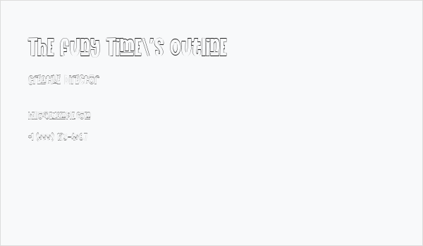 The Funy Time's Outline Business Card
