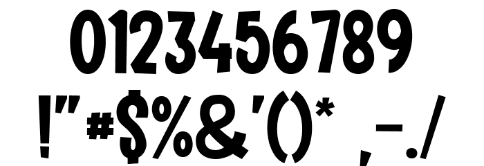 The Funy Time's Regular Font OTHER CHARS