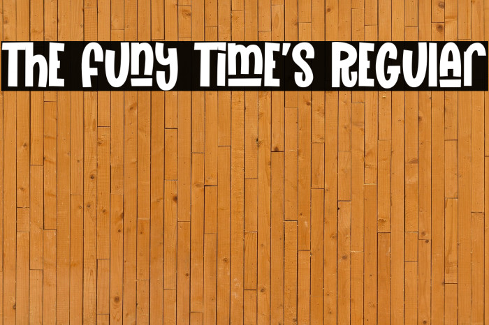 The Funy Time's Regular Example 1