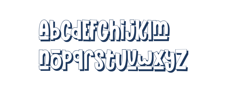 The Funy Time's Shadow Lowercase