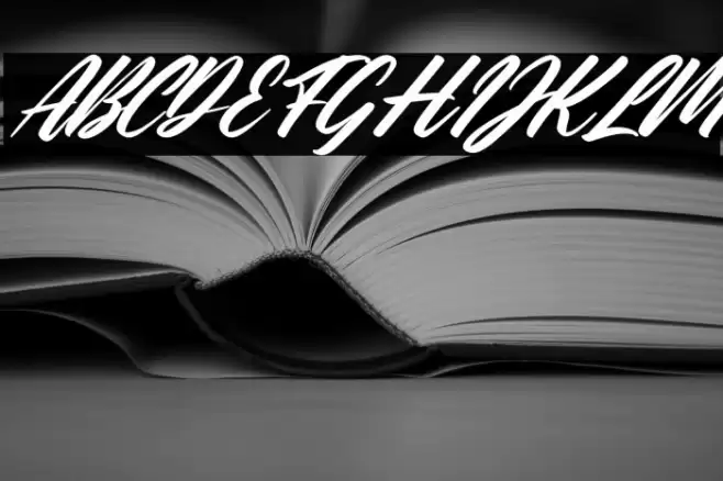 The Galaxy Italic Font examples