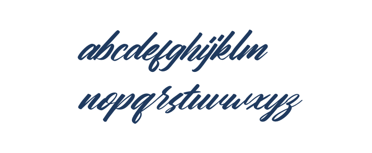 The Galaxy Italic Lowercase