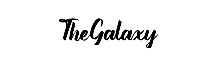 The Galaxy  font caratteri gratis
