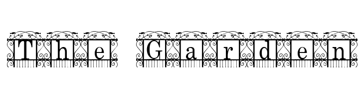 The Garden Font