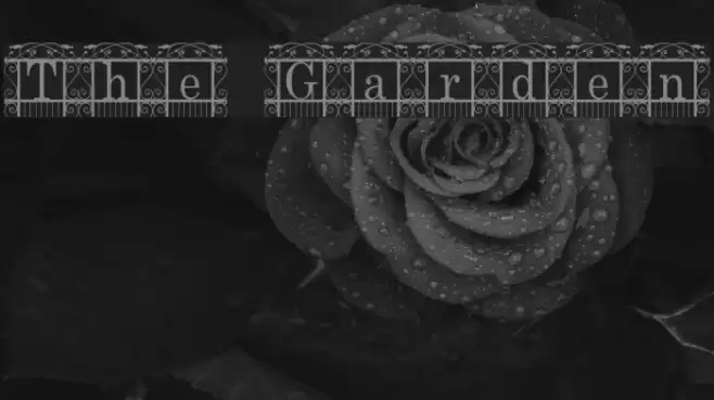 The Garden Font examples