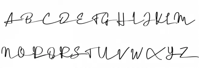 The Garisha DEMO Schriftart Groß