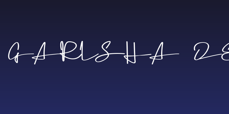 The Garisha DEMO Social Header