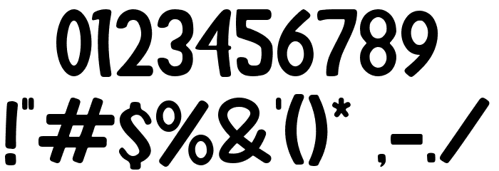 The Geofany Font OTHER CHARS