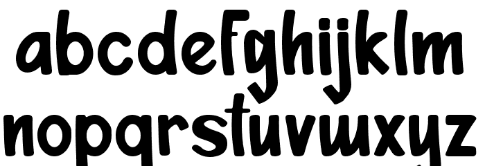 The Geofany Font LOWERCASE