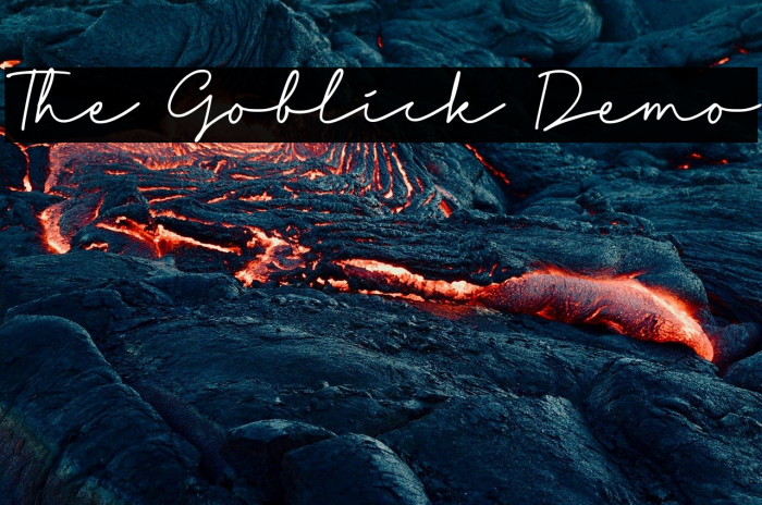 The Goblick Demo Example 1