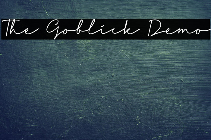 The Goblick Demo Example 2