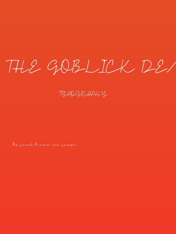 The Goblick Demo Poster