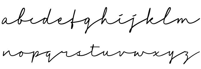 The Goblick Demo Font LOWERCASE