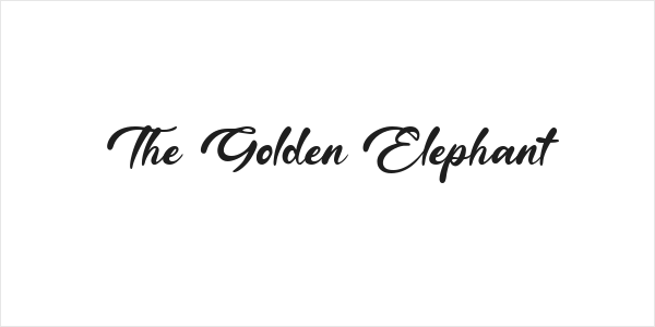 The Golden Elephant Logo