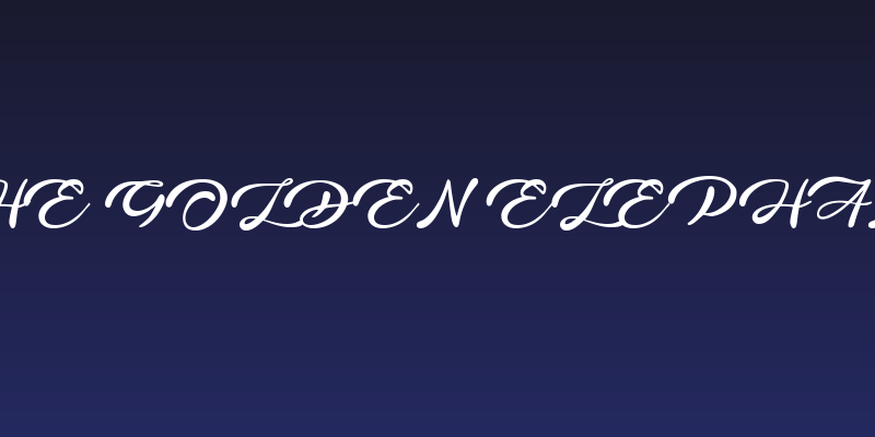 The Golden Elephant Social Header