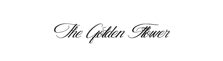 The Golden Flower  font caratteri gratis