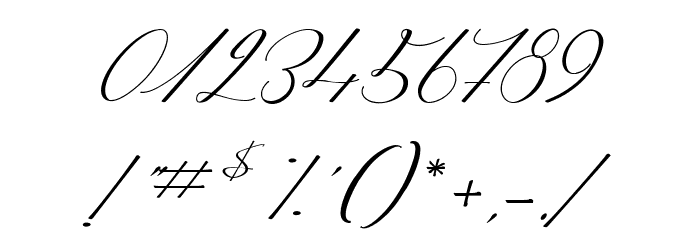 The Golden Flower Font OTHER CHARS