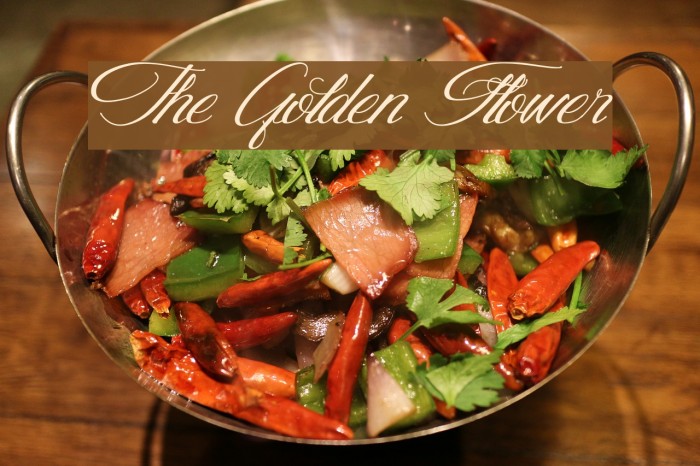 The Golden Flower Font examples