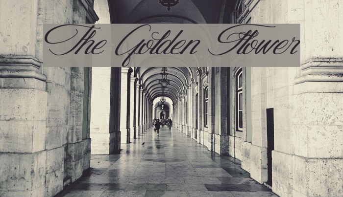 The Golden Flower Font examples