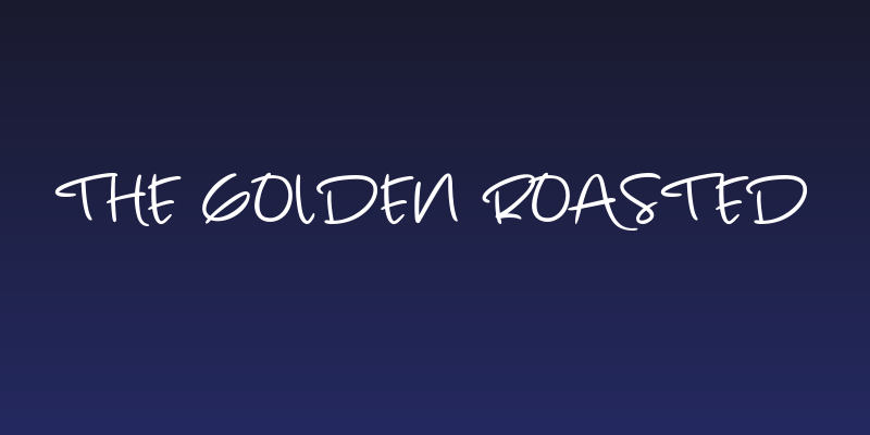 The Golden Roasted Social Header