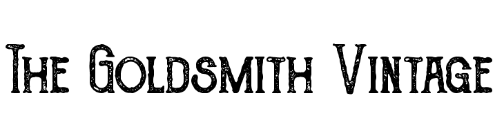 The Goldsmith Vintage Font