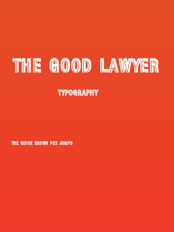 The Good Lawyer Poster