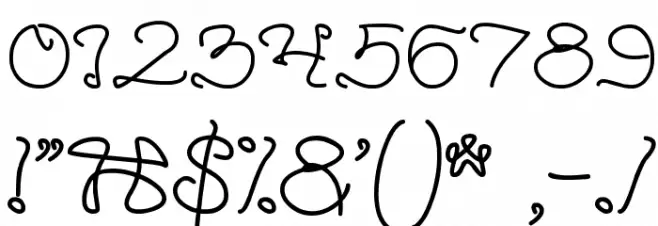 The Good Life Font OTHER CHARS