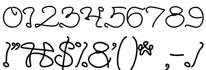 The Good Life Font OTHER CHARS