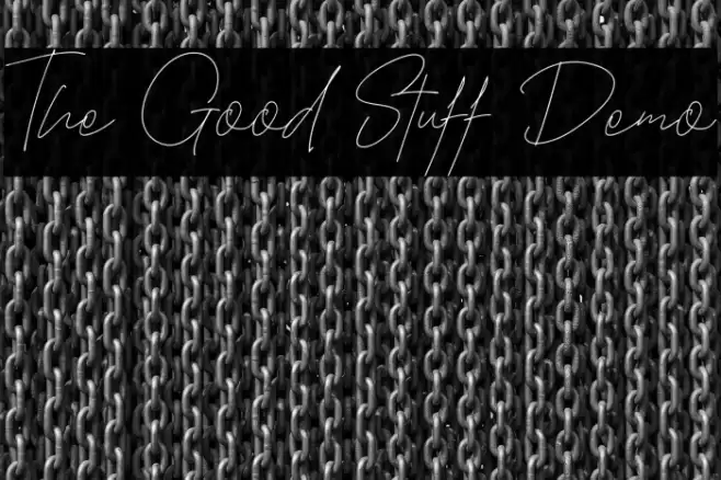 The Good Stuff Demo خط examples