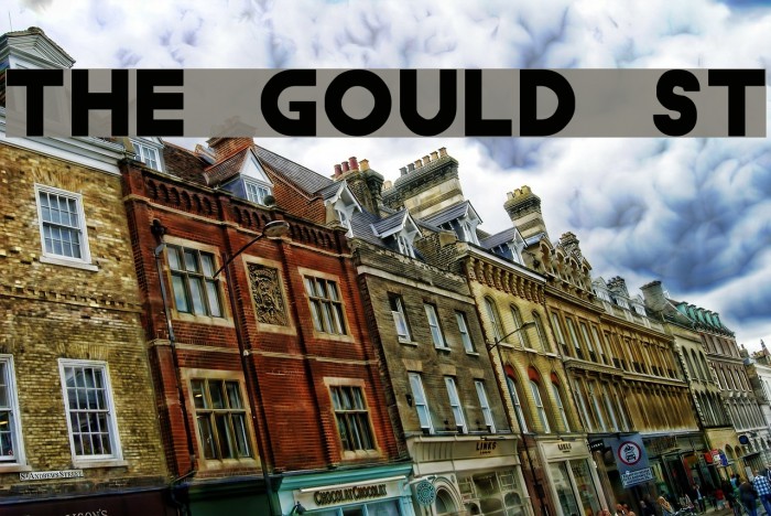 The Gould St Font examples