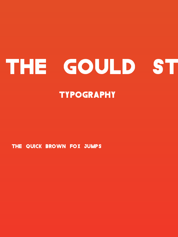 The Gould St Poster