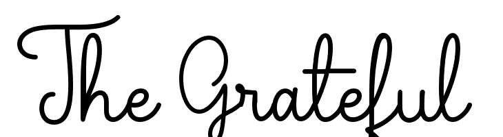 The Grateful 1 Font