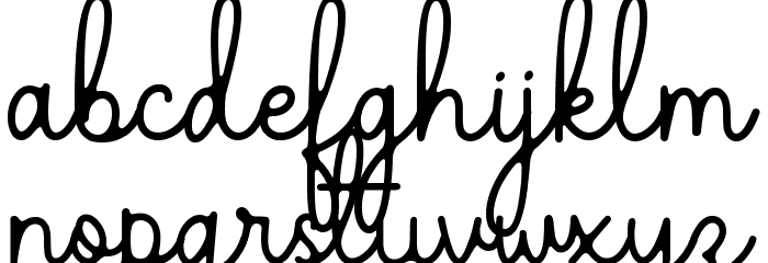 The Grateful 2 Font LOWERCASE