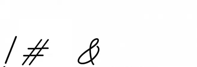 The Grateful 3 Font OTHER CHARS