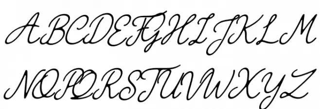 The Grateful 4 Schriftart Groß