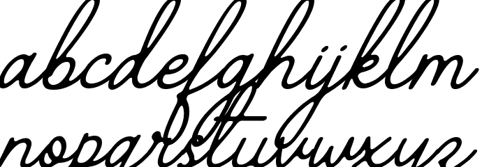 The Grateful 4 Font LOWERCASE