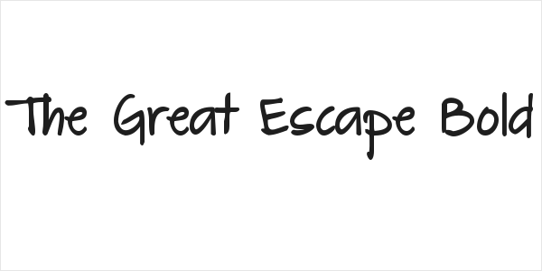 The Great Escape Bold Logo