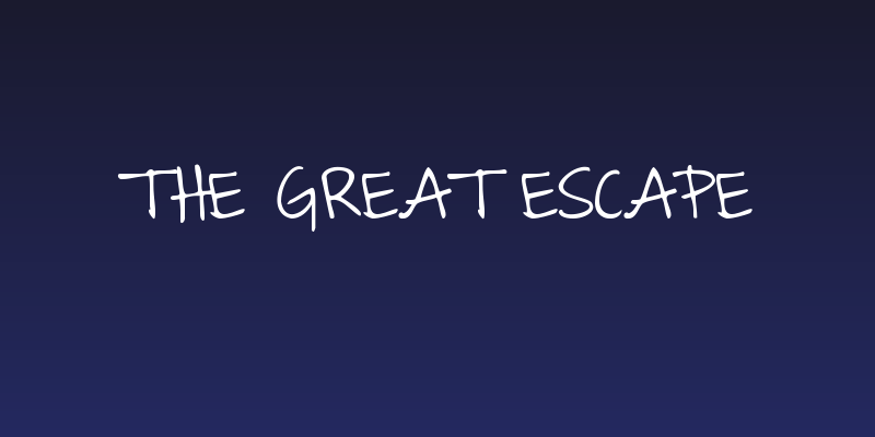 The Great Escape Social Header