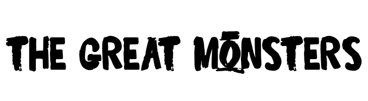 The Great Monsters  नि: शुल्क फ़ॉन्ट्स डाउनलोड