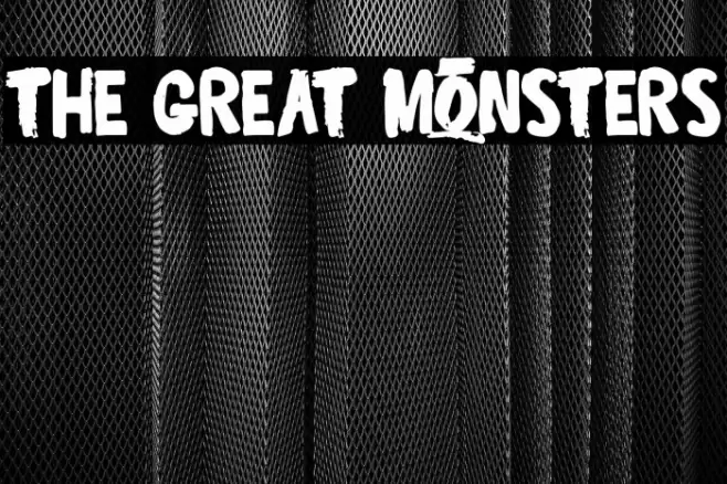 The Great Monsters फ़ॉन्ट examples