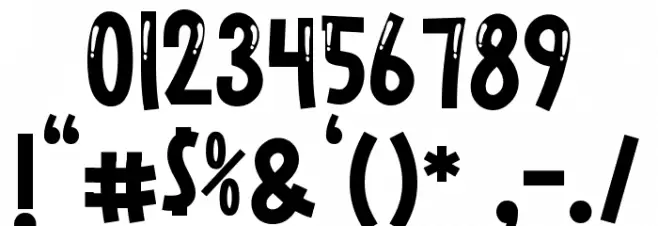 The Great Summer Font OTHER CHARS