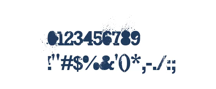 The Great Thunder Font OTHER CHARS