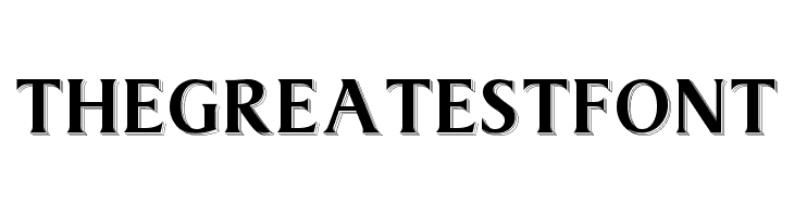 The Greatest Font  les polices de caractères gratuit tlcharger