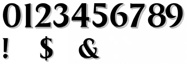 The Greatest Font Font OTHER CHARS