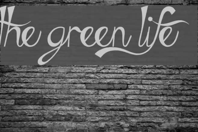 The Green Life フォント examples