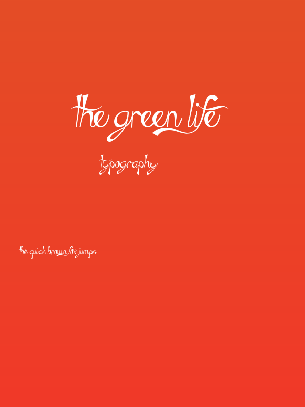 The Green Life Poster