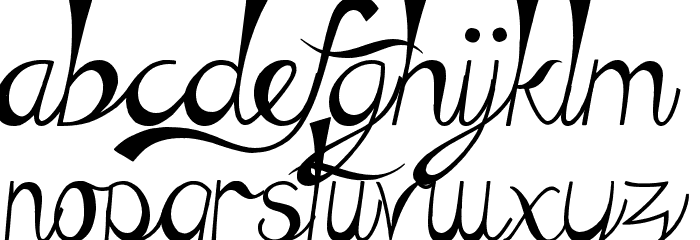 The Green Life Font LOWERCASE