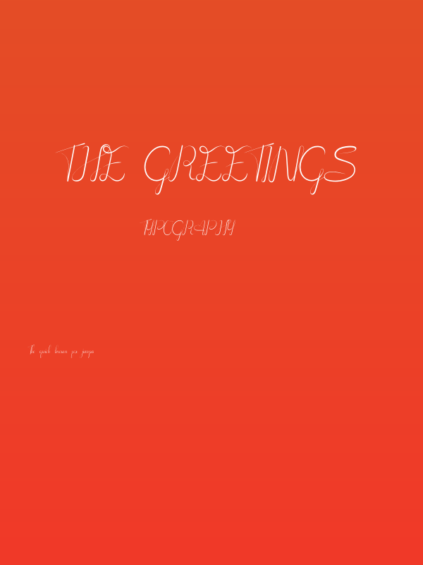 The Greetings Poster